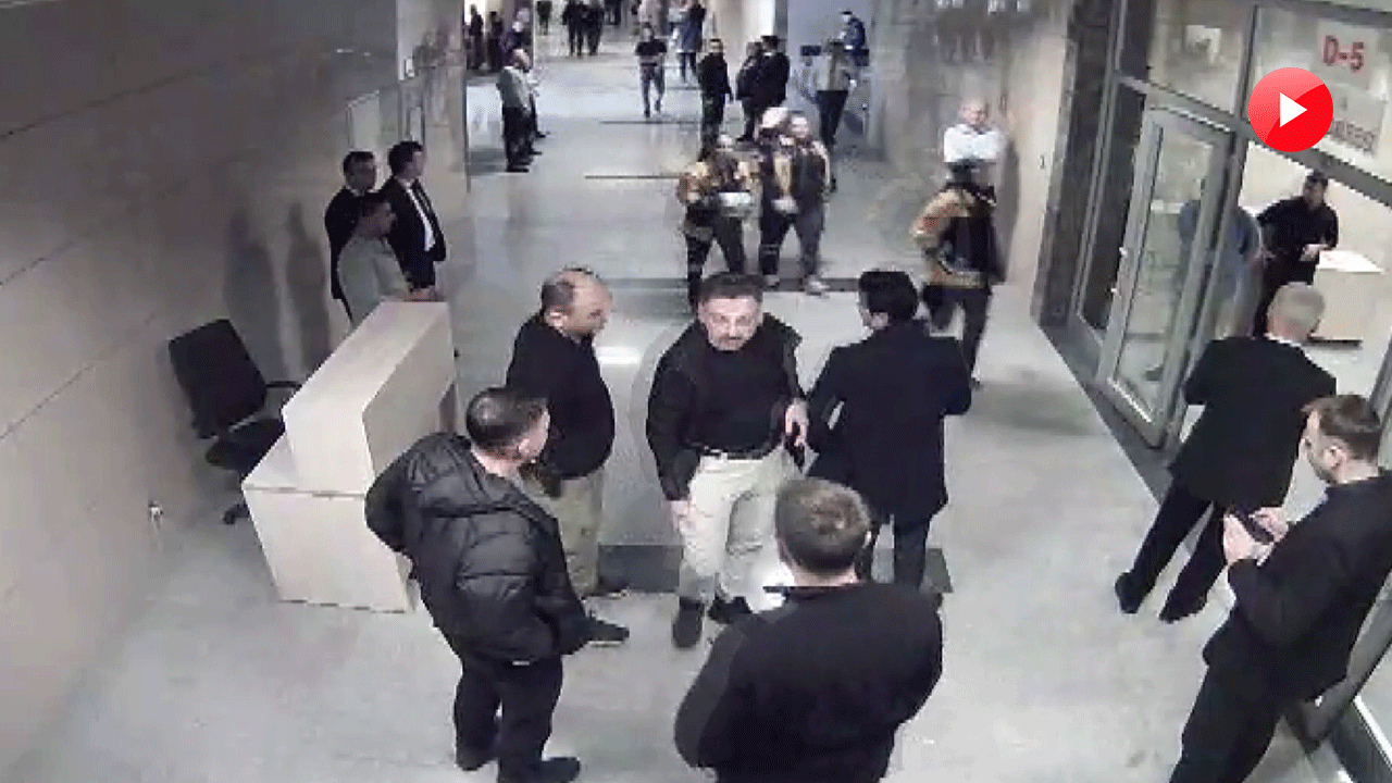 Savcının hakime silahlı saldırısı sonrası yaşananların görüntüleri ortaya çıktı