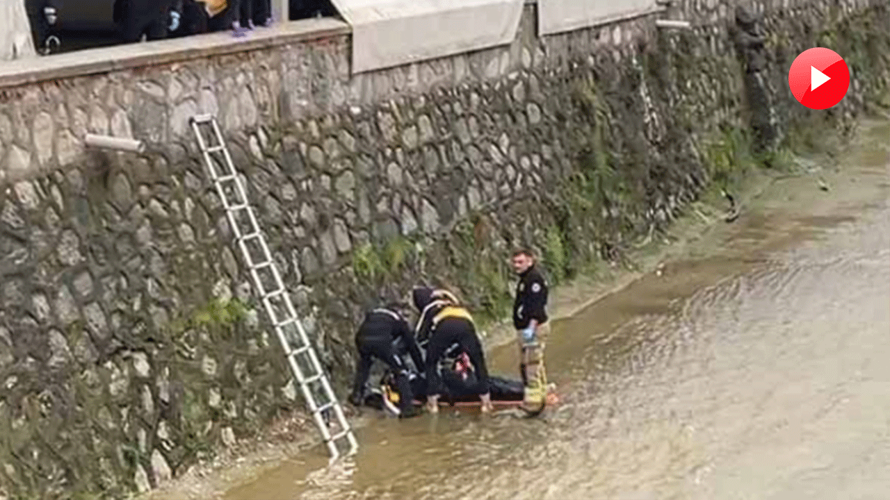 Dere yatağına düştü, duran kalbi yeniden çalıştırıldı