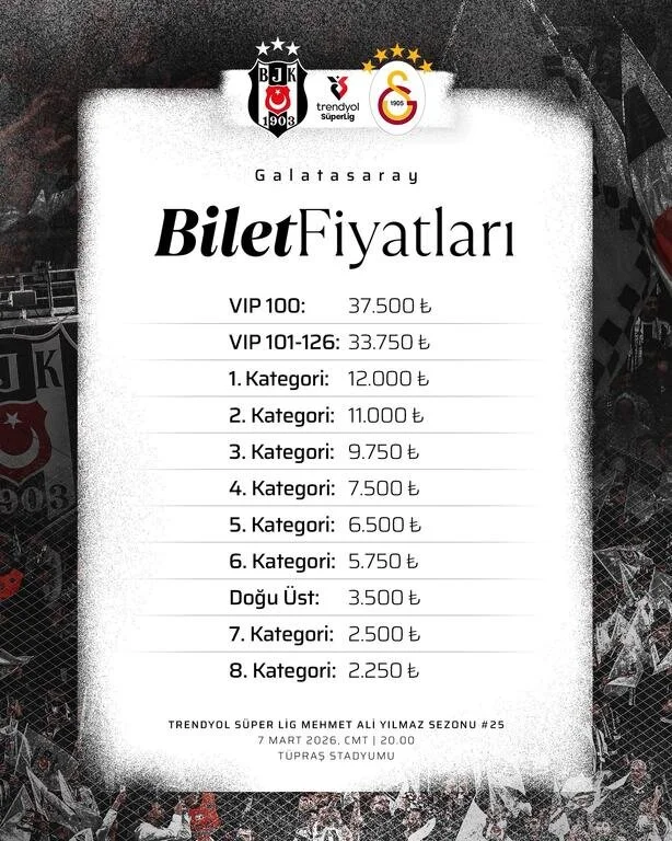 Bilet Fiyatları