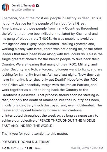 Ekran Görüntüsü 1 3 2026 05237 Truthsocial.com