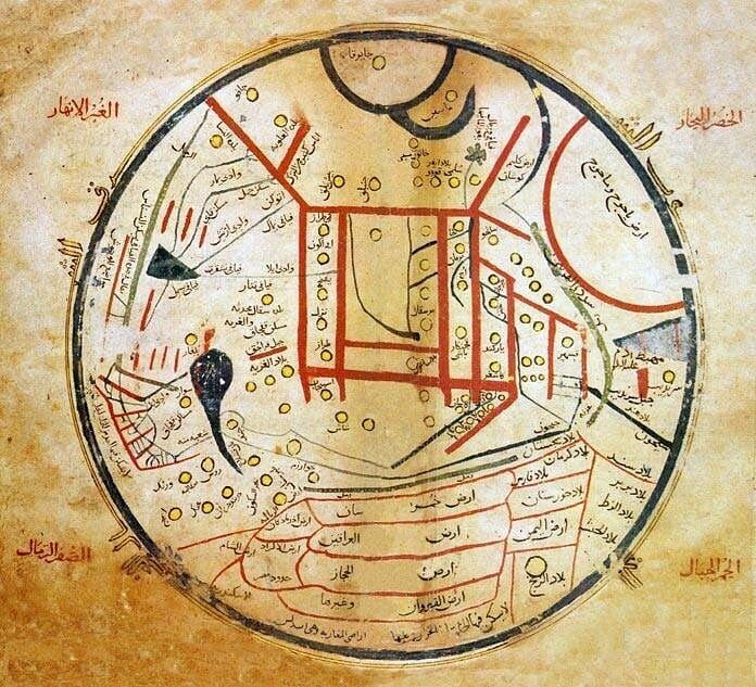 Divânu Lügati’t Türk Harita.