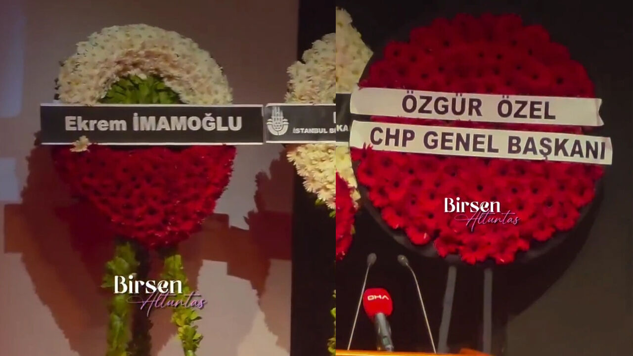 Imamoğlu Özgür Özel Çelenk