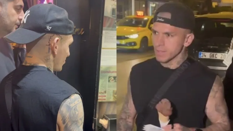 Lucas Torreira, Bebek'te Dondurma Sırasında Görüntülendi