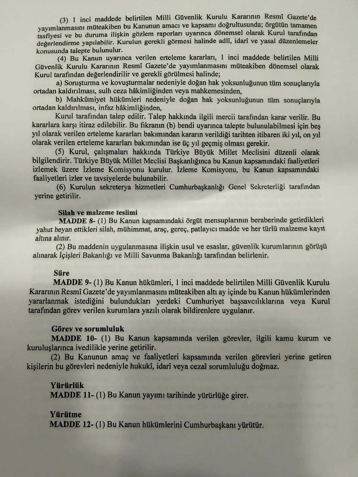 Çerçeve Yasa 4
