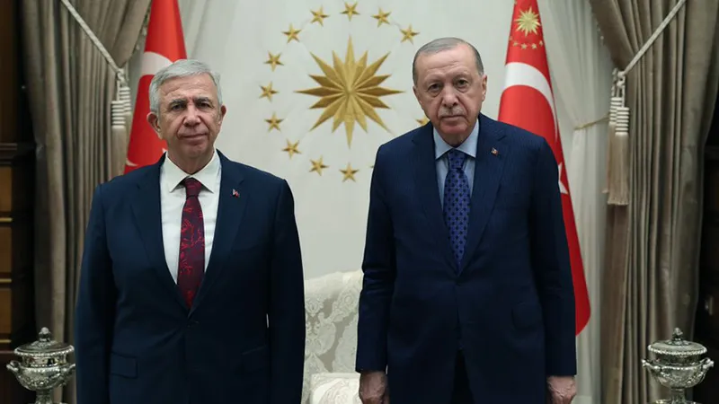 Cumhurbaşkanı Erdoğan, Mansur Yavaş ile görüştü