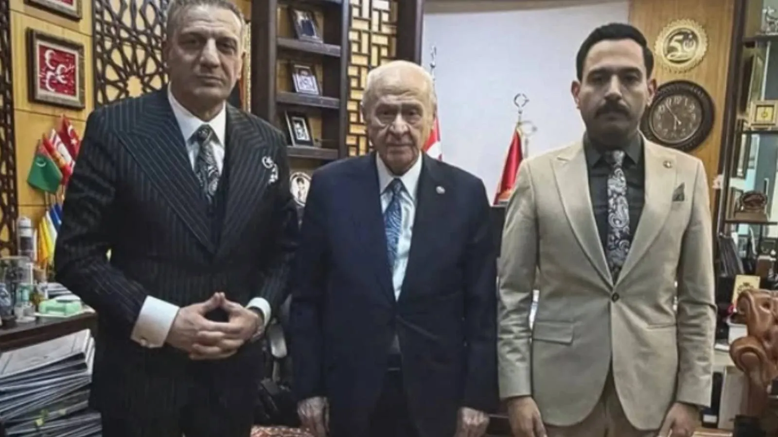 ‘Aziz İhsan Aktaş'a suikast’ iddiasıyla tutuklanan Selahattin Yılmaz, Bahçeli'yi ziyaret etti
