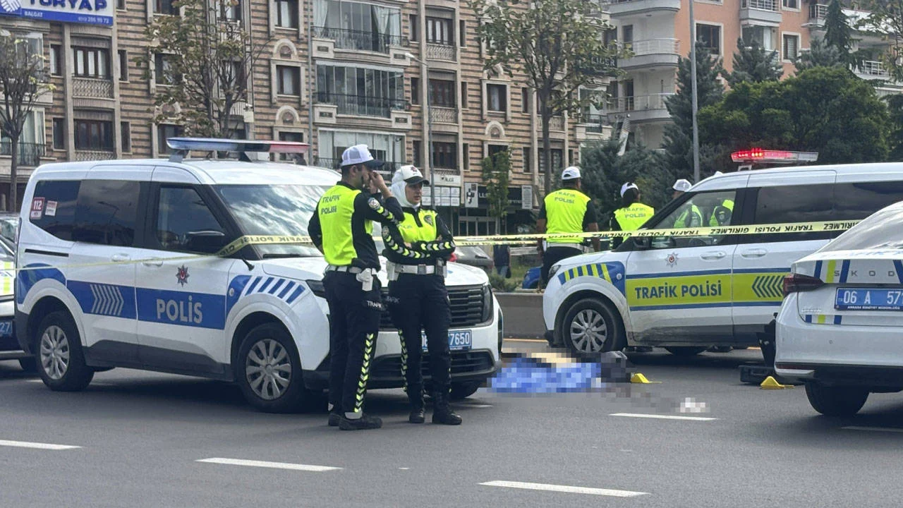 Ankara'da otomobilin çarptığı yaya hayatını kaybetti