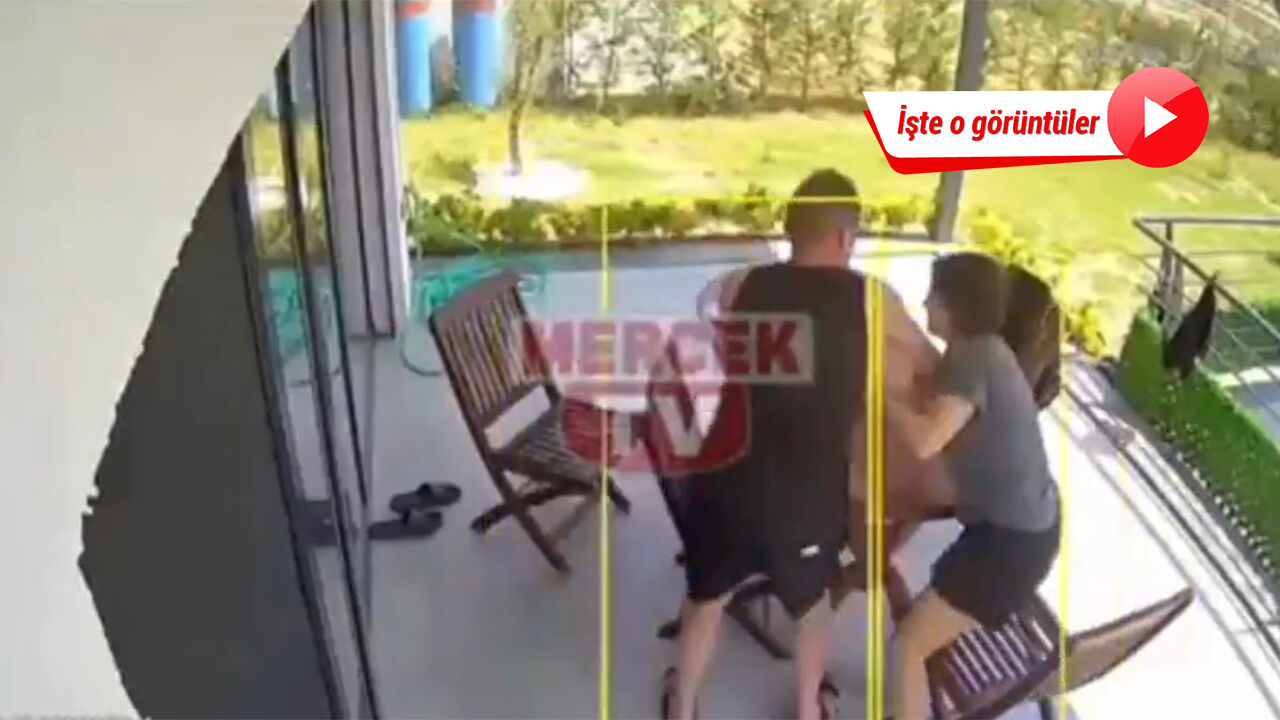 Berhan Şimşek'in kadına şiddet uyguladığı anlar ortaya çıktı