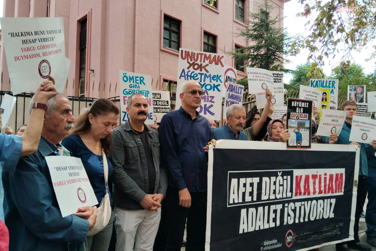 Depremzedelerin Adalet Bakanlığı önündeki nöbeti 10'uncu gününde