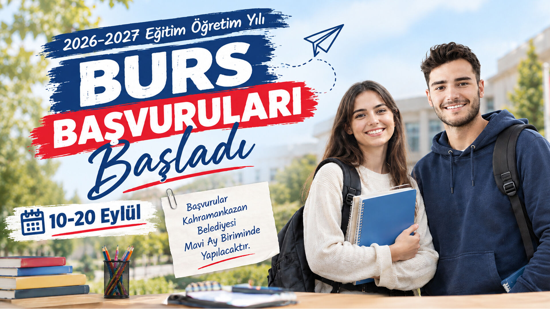 Üniversite öğrencilerine burs desteği