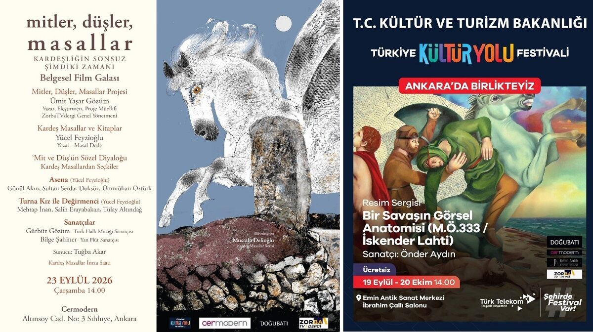 Türk ve Anadolu mitolojisi, ‘Mitler, Düşler, Masallar’ ile sanatseverlerle buluşuyor