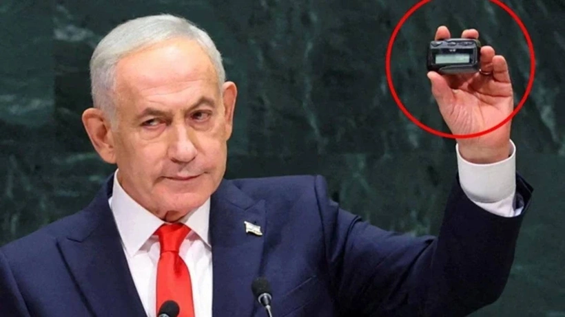 Netanyahu BM kürsüsünde tehdit etti: Çağrı cihazlarını hatırlıyor musunuz?