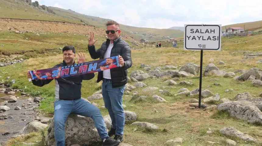 Trabzon’da Salah sevgisi sınır tanımıyor: Yaylaya adı verildi