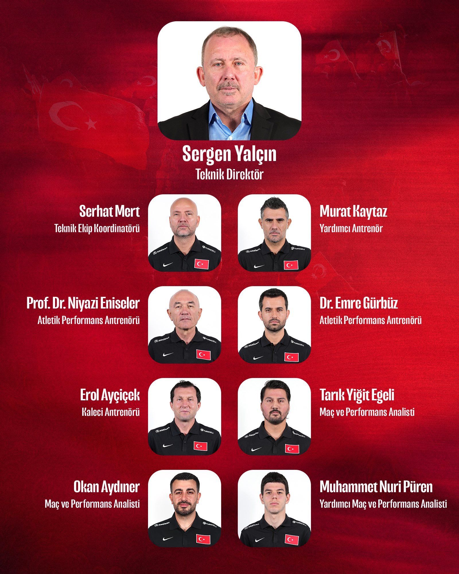 Sergen Yalçın Kadro
